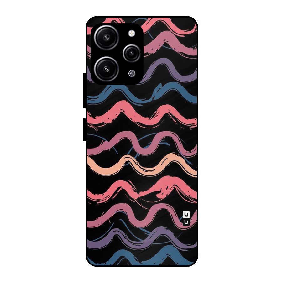Ribbon Art Glass Back Case for Redmi 12 4G