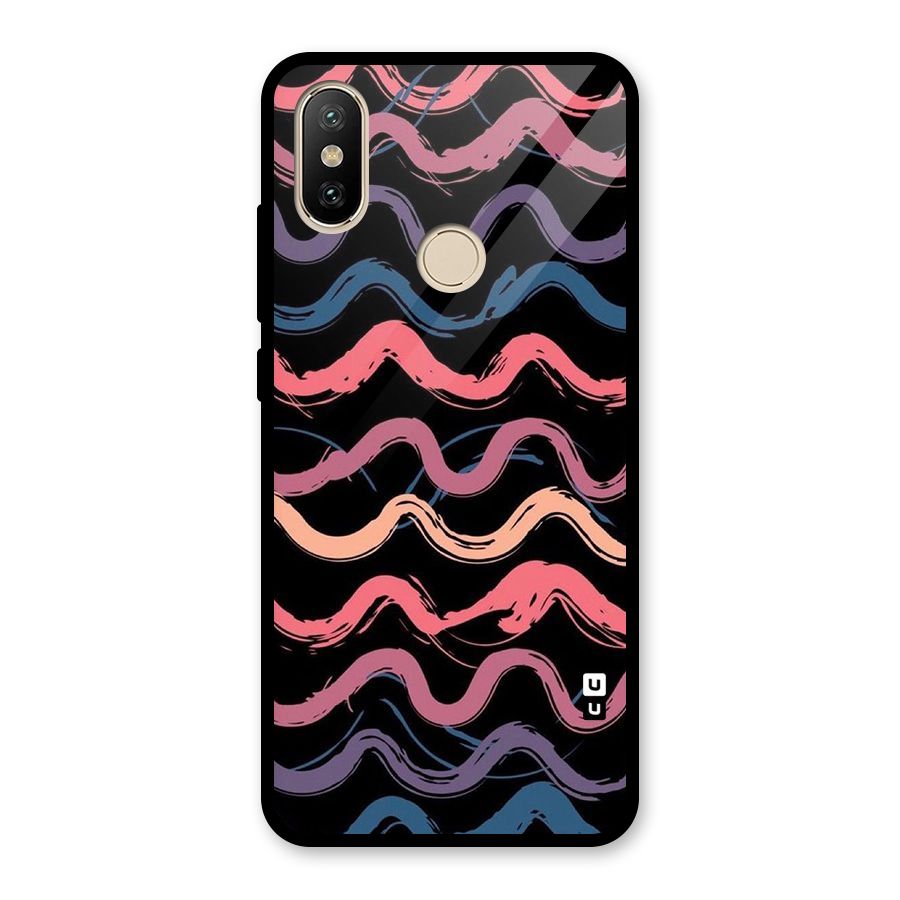 Ribbon Art Glass Back Case for Redmi A2