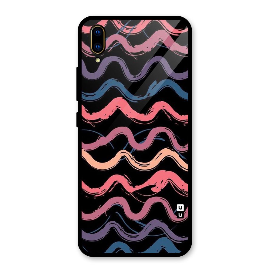 Ribbon Art Glass Back Case for Vivo V11 Pro