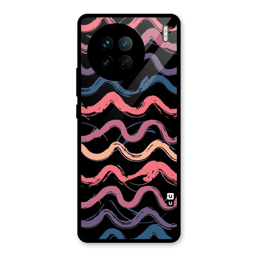 Ribbon Art Glass Back Case for Vivo X90