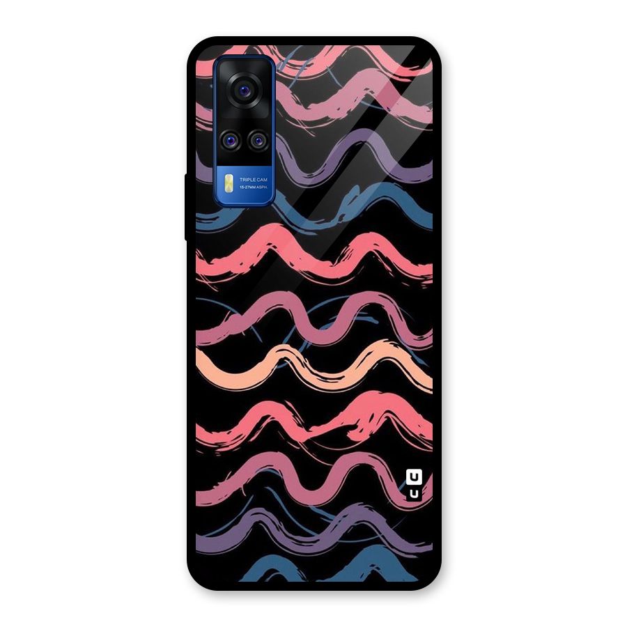 Ribbon Art Glass Back Case for Vivo Y31