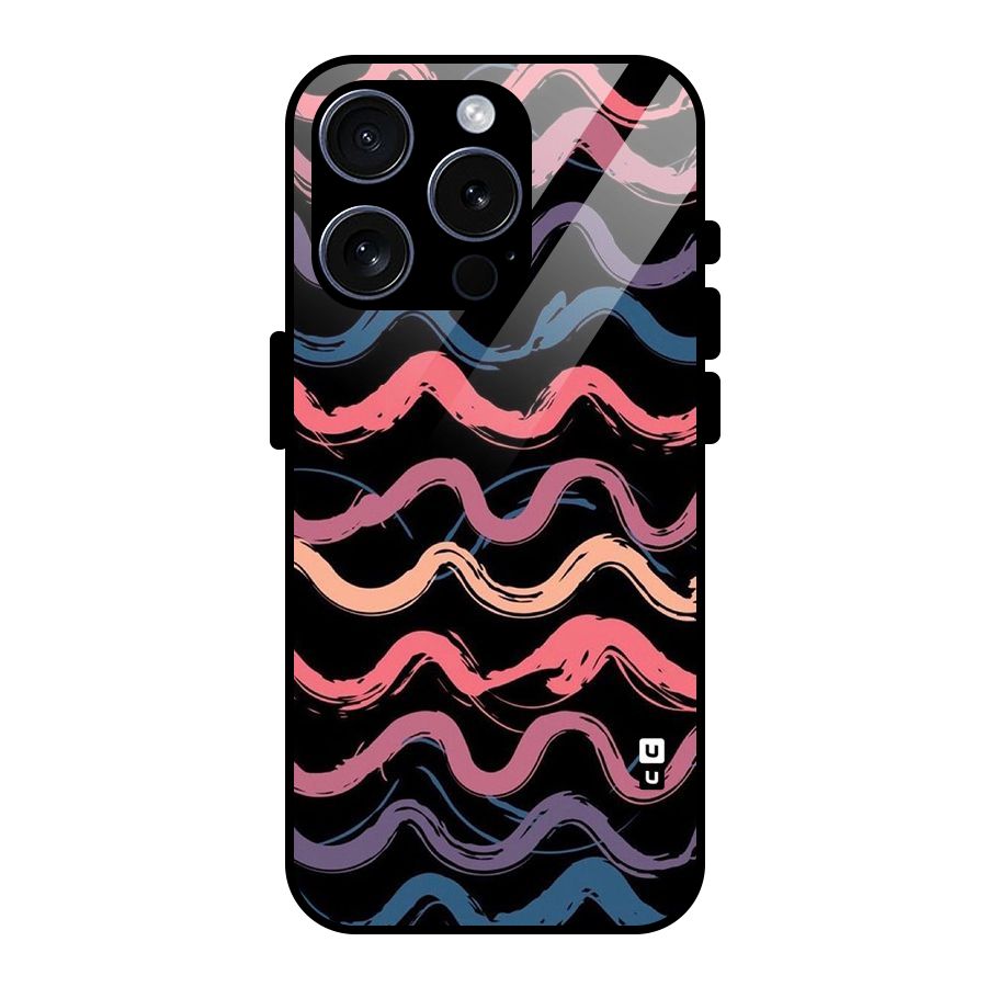 Ribbon Art Glass Back Case for iPhone 15 Pro