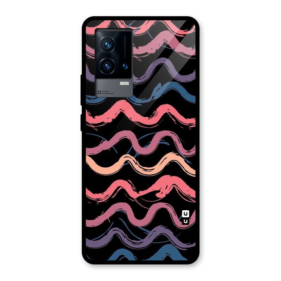 Ribbon Art Glass Back Case for iQOO 9 5G