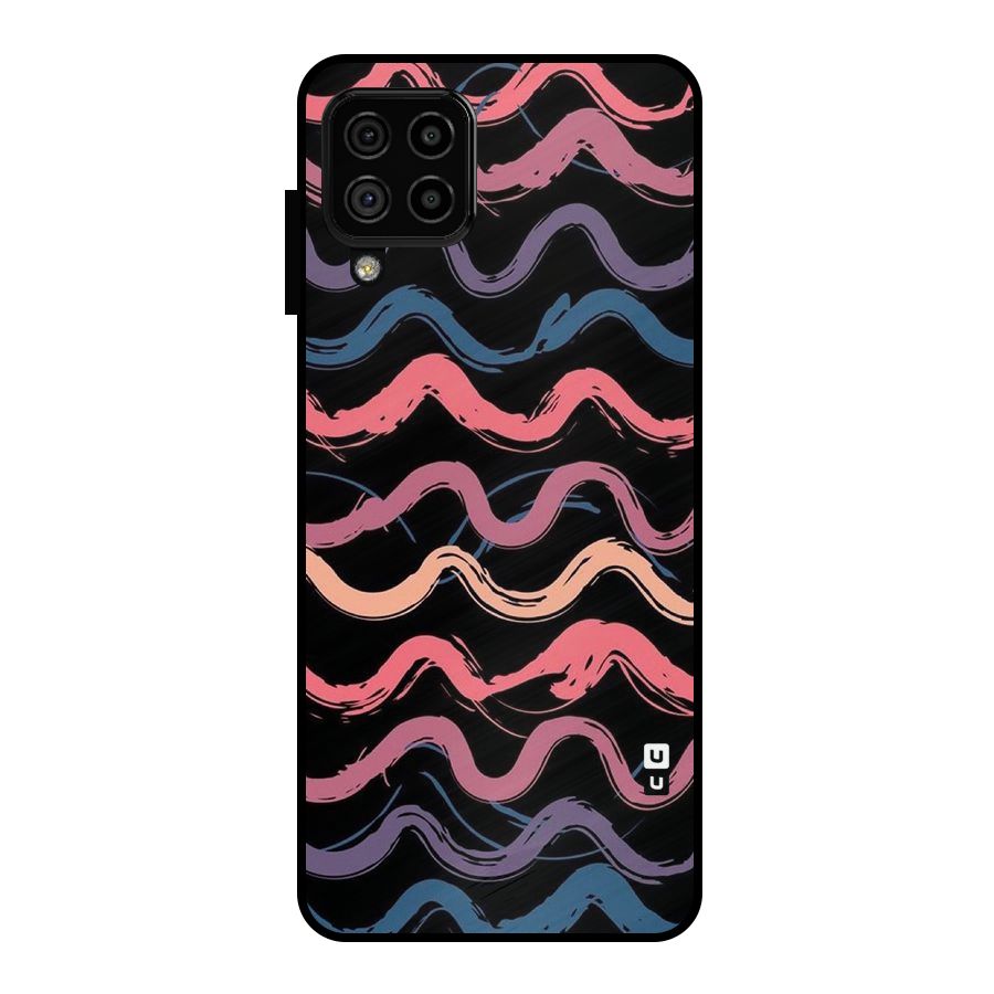 Ribbon Art Metal Back Case for Galaxy A22 4G