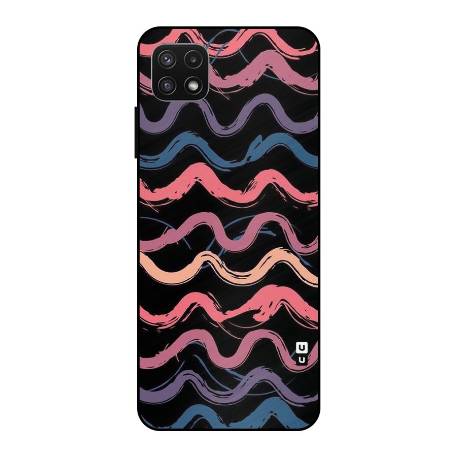 Ribbon Art Metal Back Case for Galaxy A22 5G