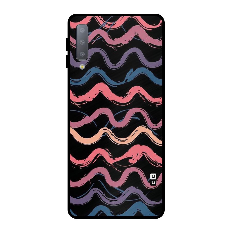 Ribbon Art Metal Back Case for Galaxy A7 (2018)