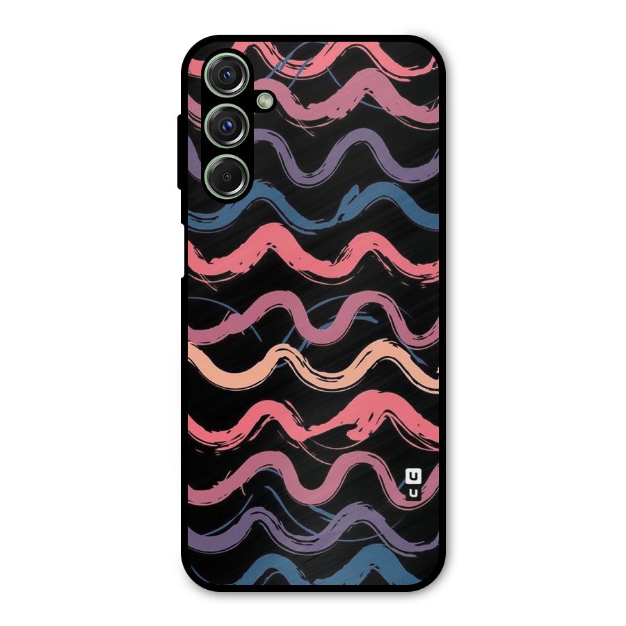 Ribbon Art Metal Back Case for Galaxy F34