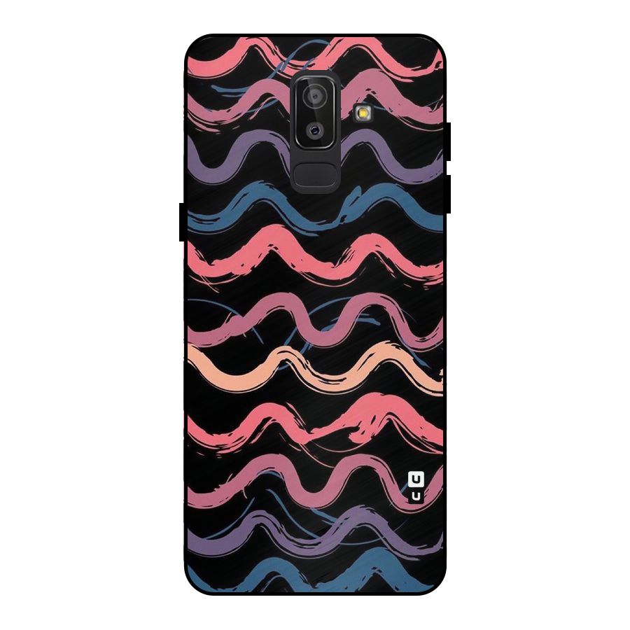 Ribbon Art Metal Back Case for Galaxy J8