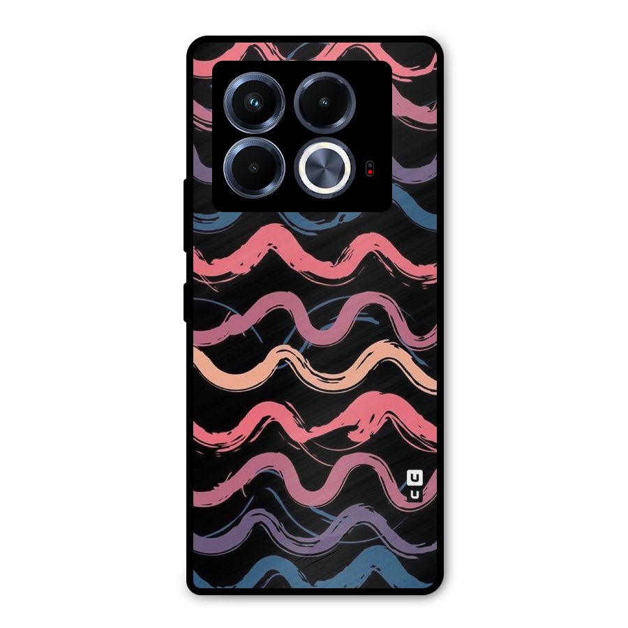 Ribbon Art Metal Back Case for Infinix Note 40 5G
