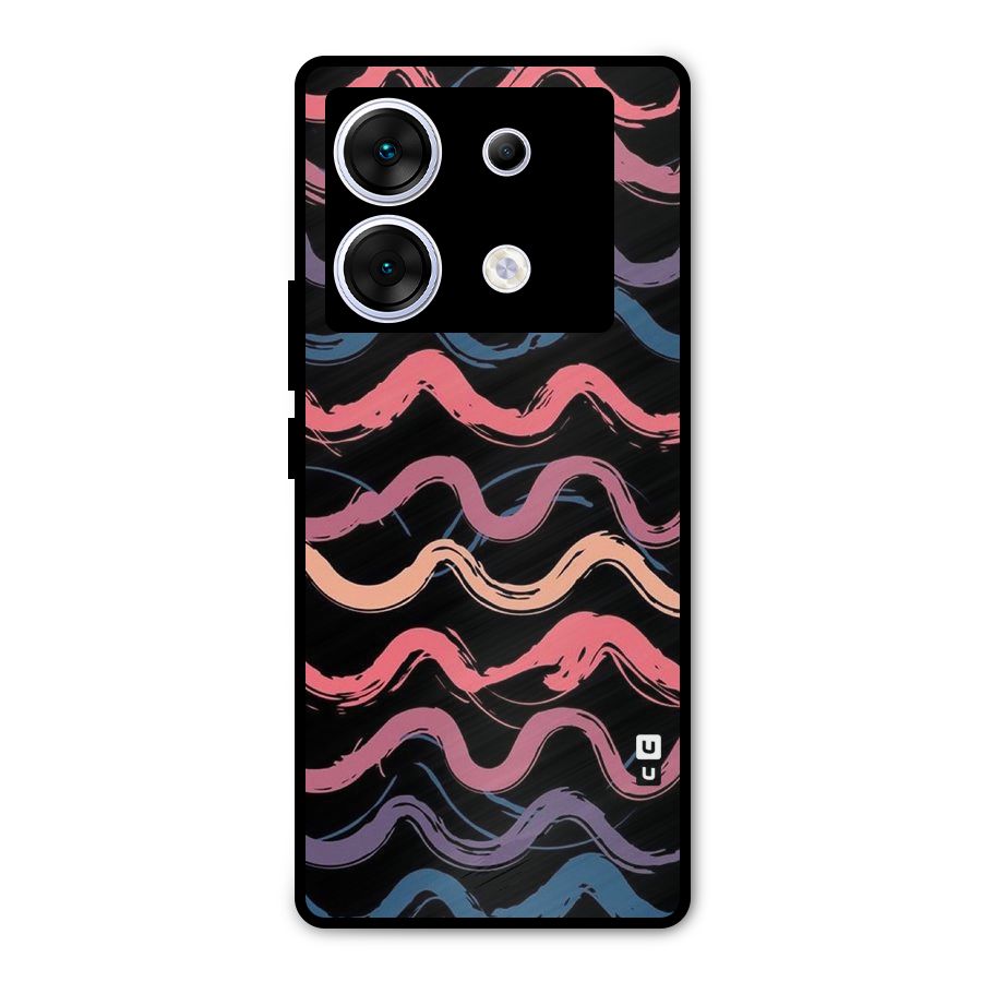 Ribbon Art Metal Back Case for Infinix Zero 30 5G