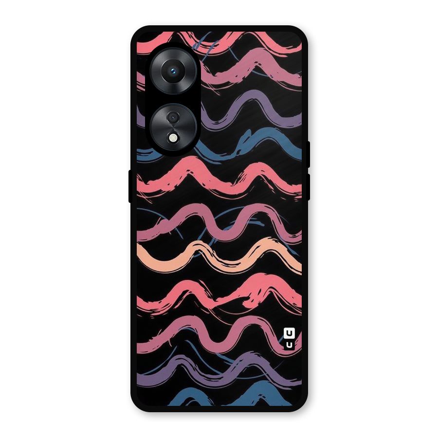 Ribbon Art Metal Back Case for Oppo A78