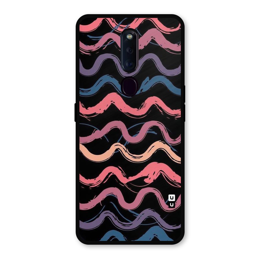 Ribbon Art Metal Back Case for Oppo F11 Pro
