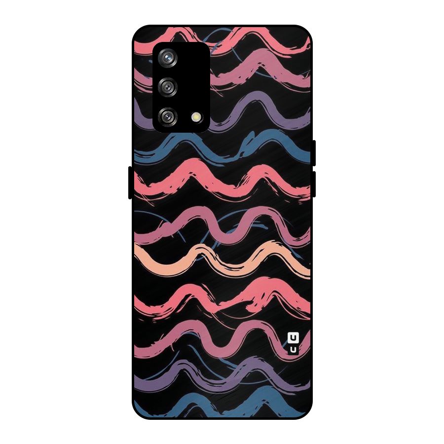 Ribbon Art Metal Back Case for Oppo F19