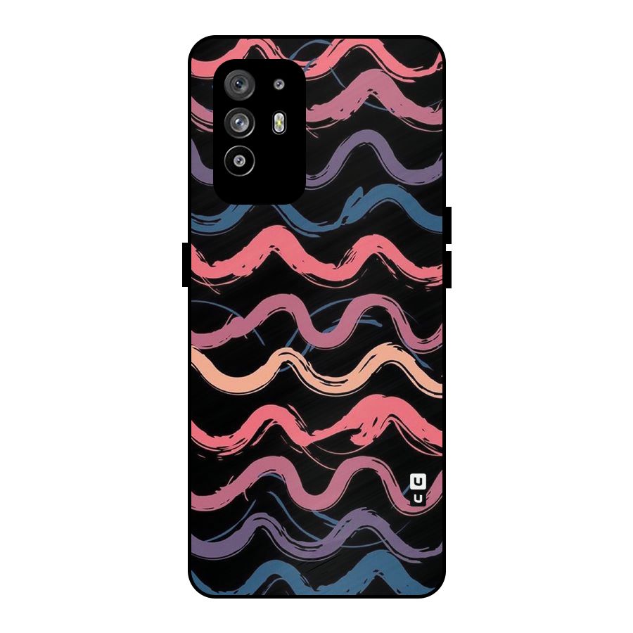 Ribbon Art Metal Back Case for Oppo F19 Pro Plus 5G