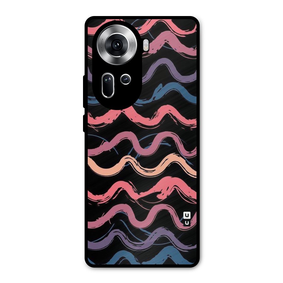 Ribbon Art Metal Back Case for Oppo Reno11 5G