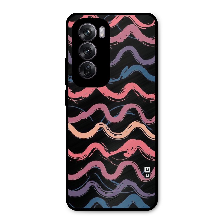 Ribbon Art Metal Back Case for Oppo Reno12 Pro