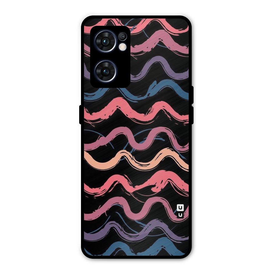 Ribbon Art Metal Back Case for Oppo Reno7 5G