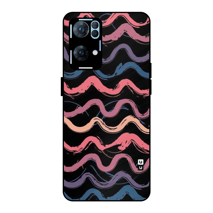 Ribbon Art Metal Back Case for Oppo Reno7 Pro 5G