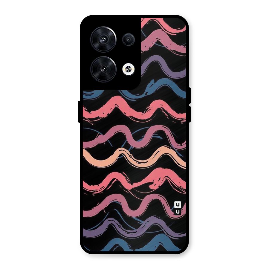 Ribbon Art Metal Back Case for Oppo Reno8 5G