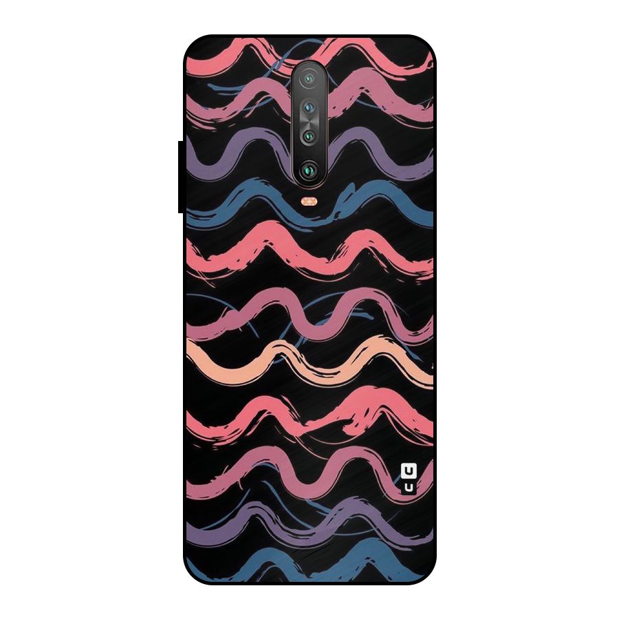 Ribbon Art Metal Back Case for Poco X2
