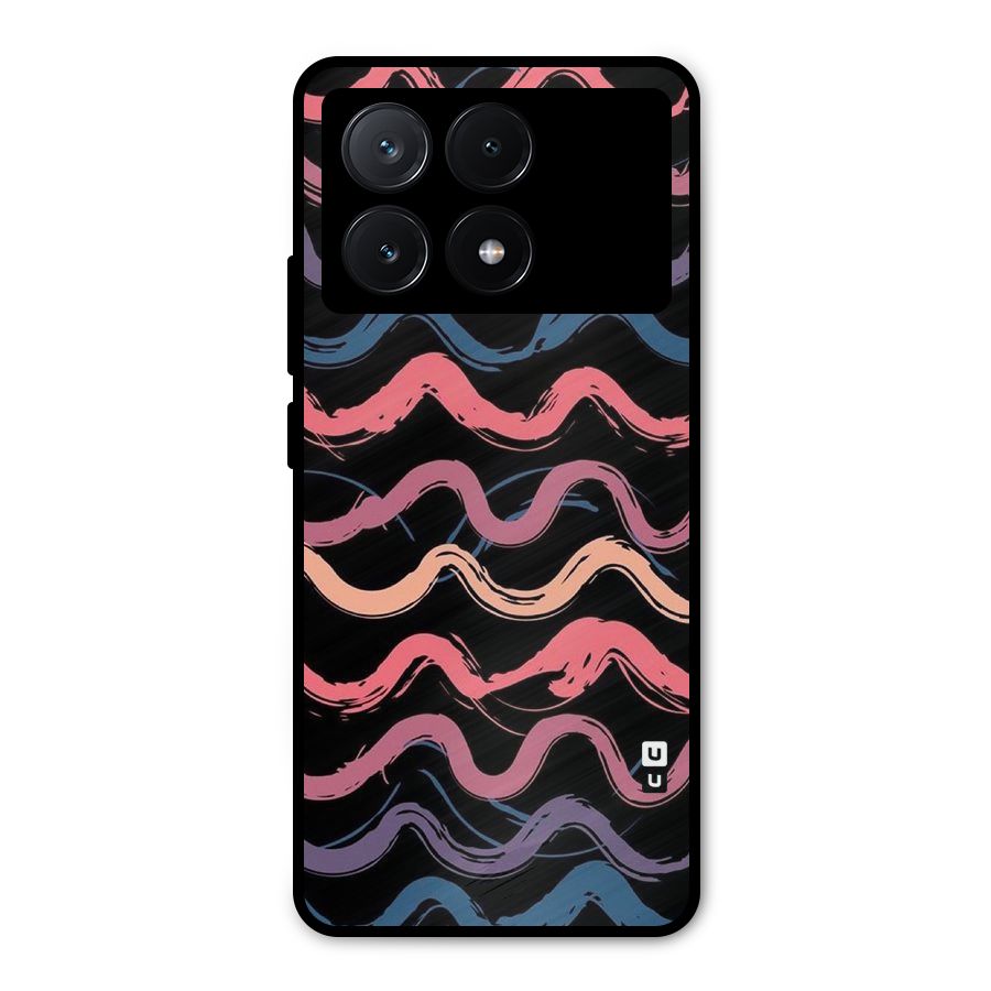 Ribbon Art Metal Back Case for Poco X6 Pro