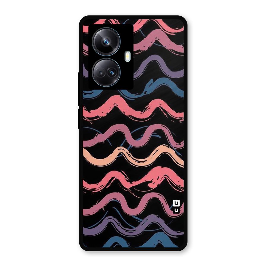 Ribbon Art Metal Back Case for Realme 10 Pro Plus