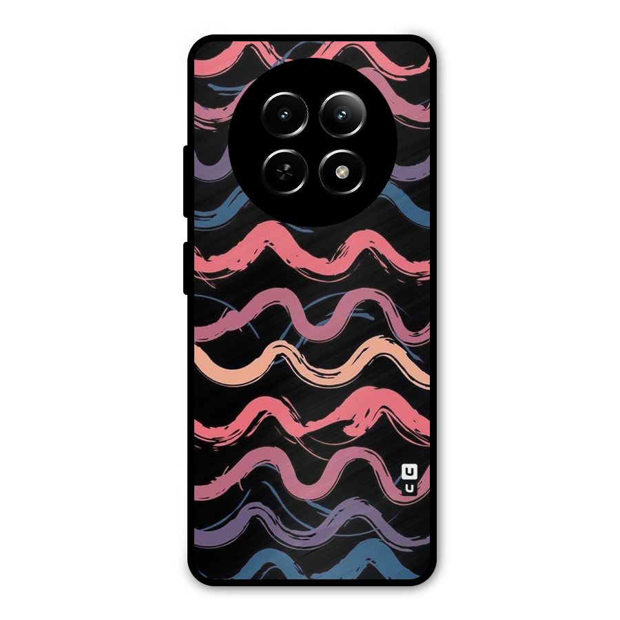 Ribbon Art Metal Back Case for Realme 12x 5G