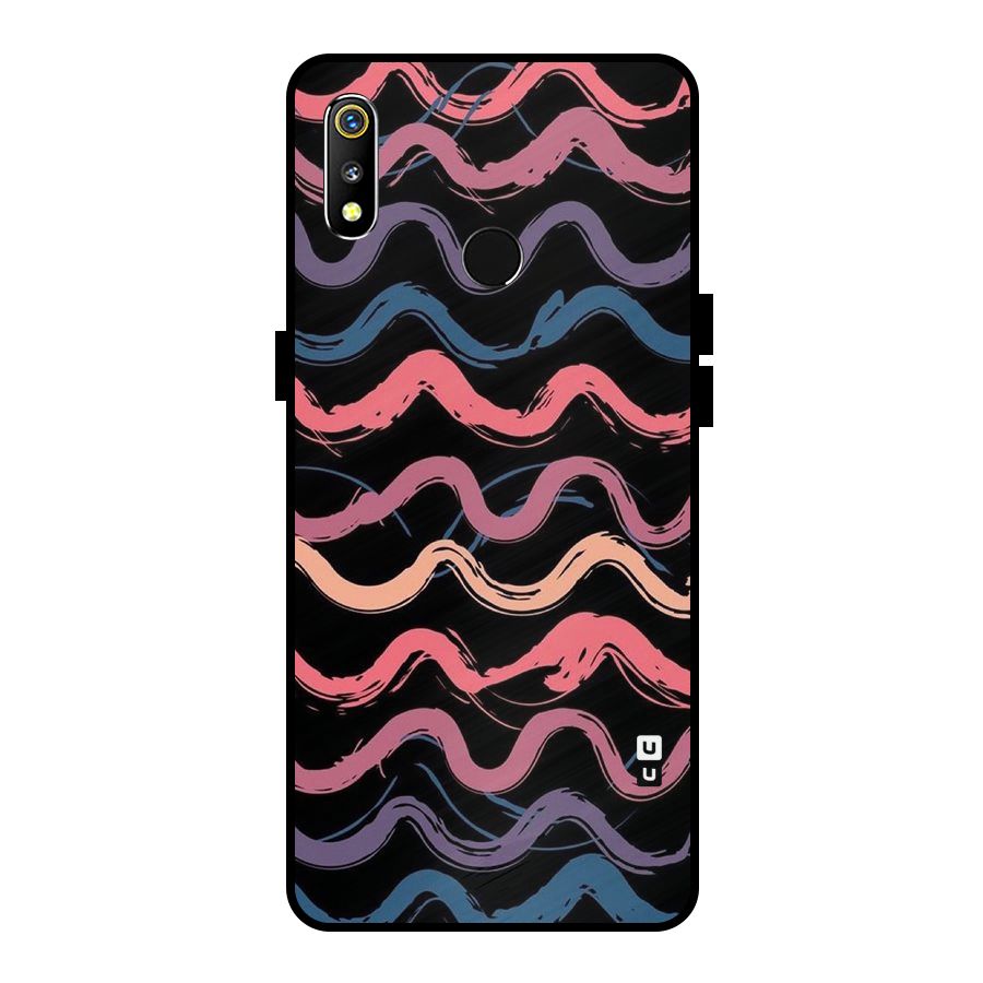 Ribbon Art Metal Back Case for Realme 3i