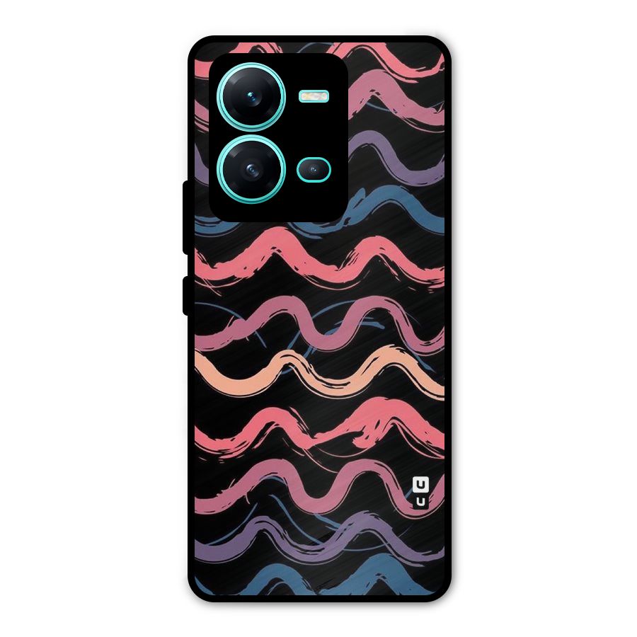 Ribbon Art Metal Back Case for Vivo V25