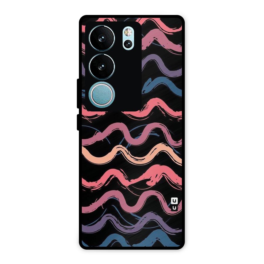 Ribbon Art Metal Back Case for Vivo V29 Pro