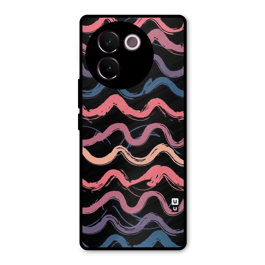 Ribbon Art Metal Back Case for Vivo V30e