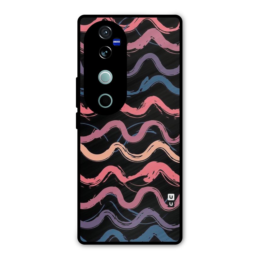 Ribbon Art Metal Back Case for Vivo V40