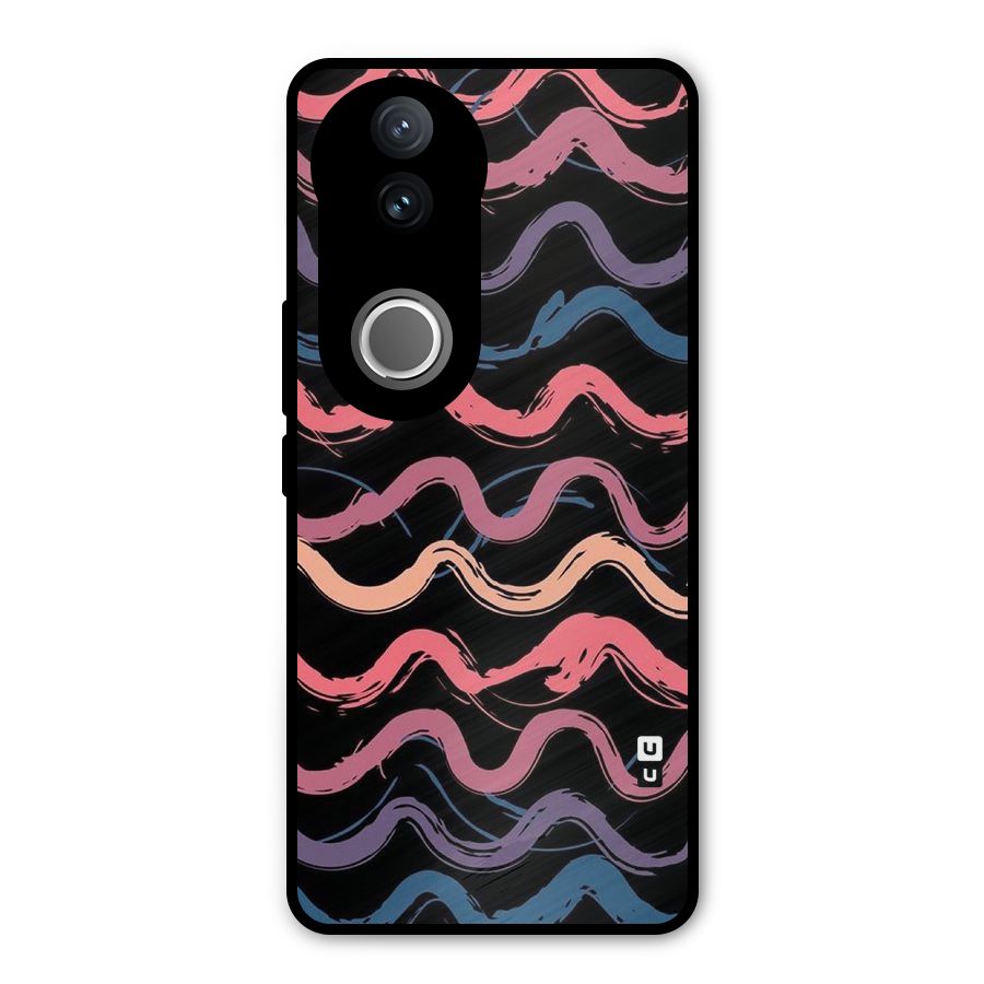 Ribbon Art Metal Back Case for Vivo V50