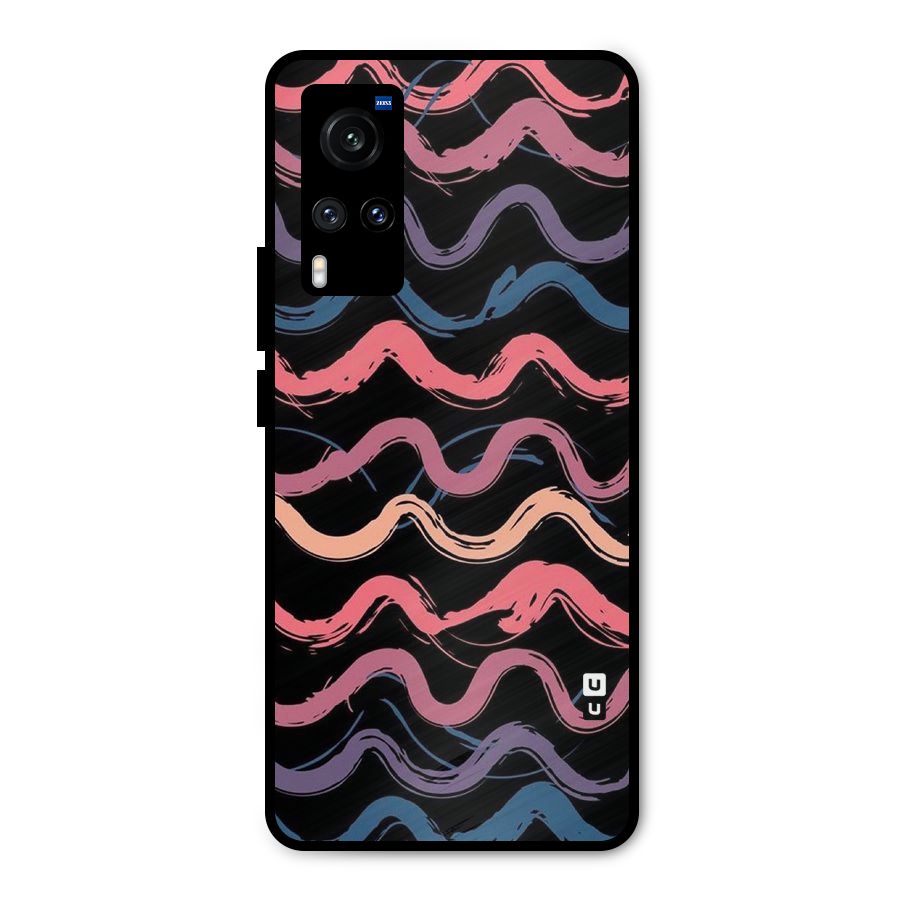 Ribbon Art Metal Back Case for Vivo X60