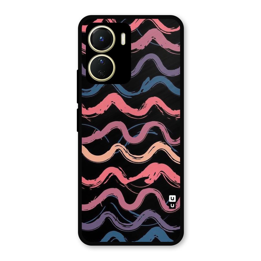 Ribbon Art Metal Back Case for Vivo Y16
