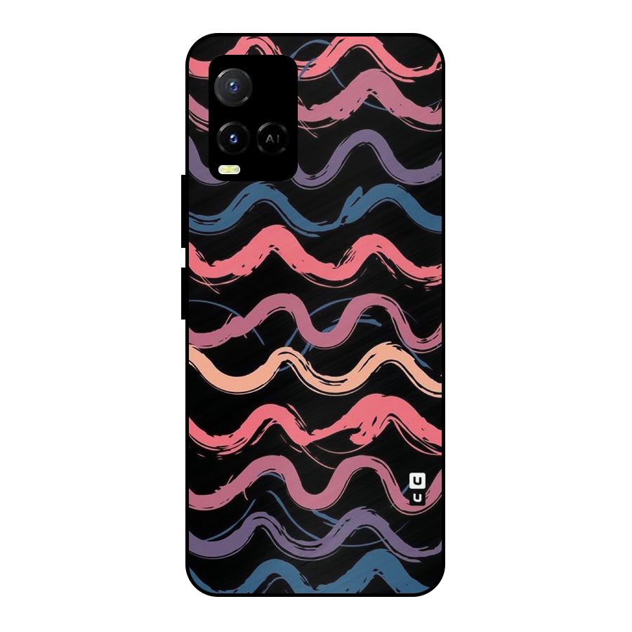 Ribbon Art Metal Back Case for Vivo Y21