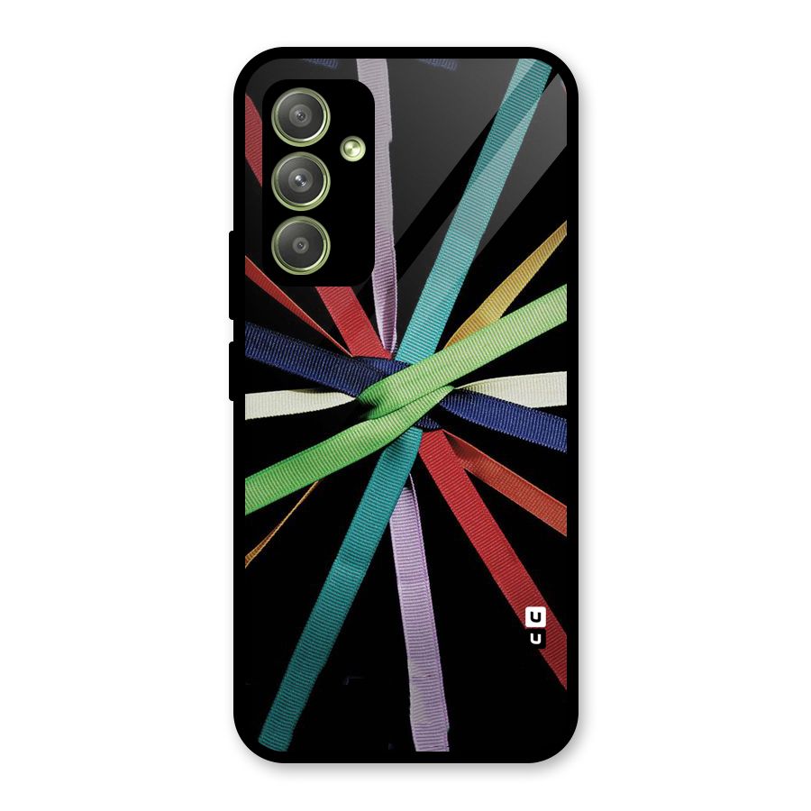 Ribbon Design Glass Back Case for Galaxy A54