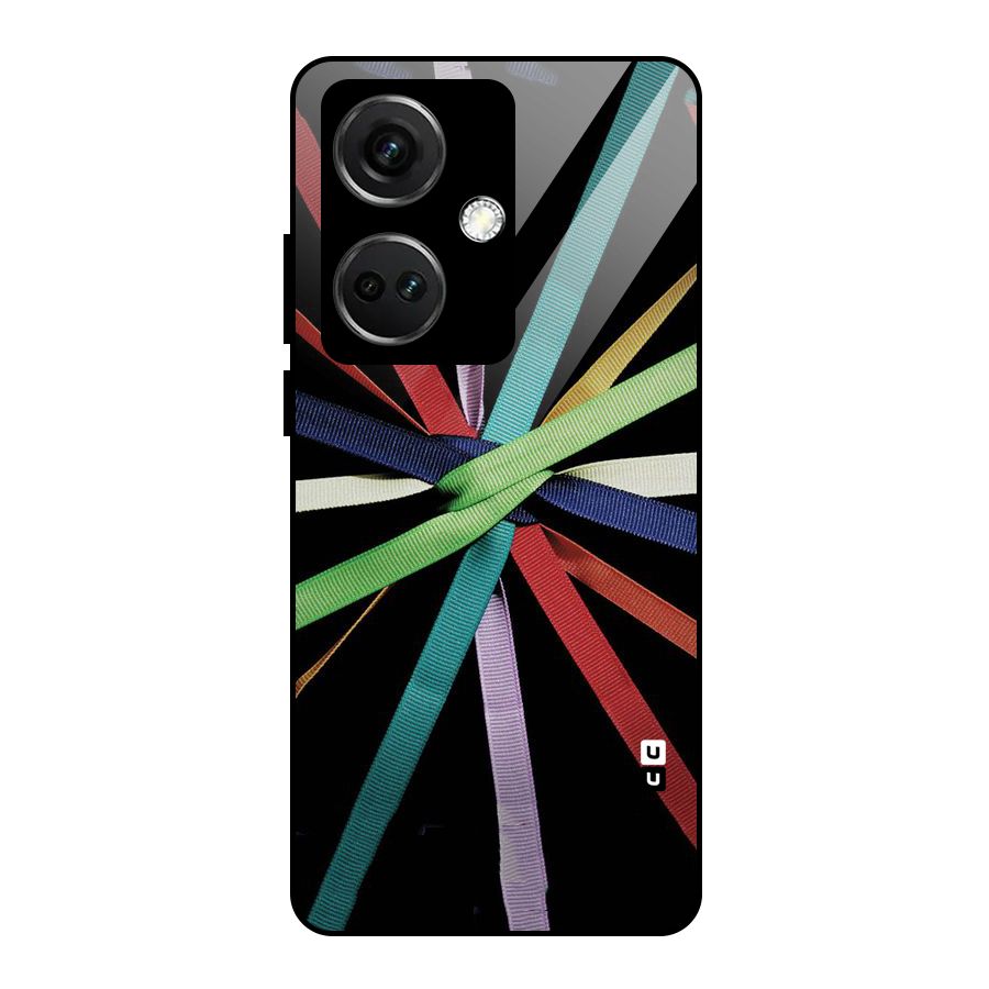 Ribbon Design Glass Back Case for OnePlus Nord CE 3 5G