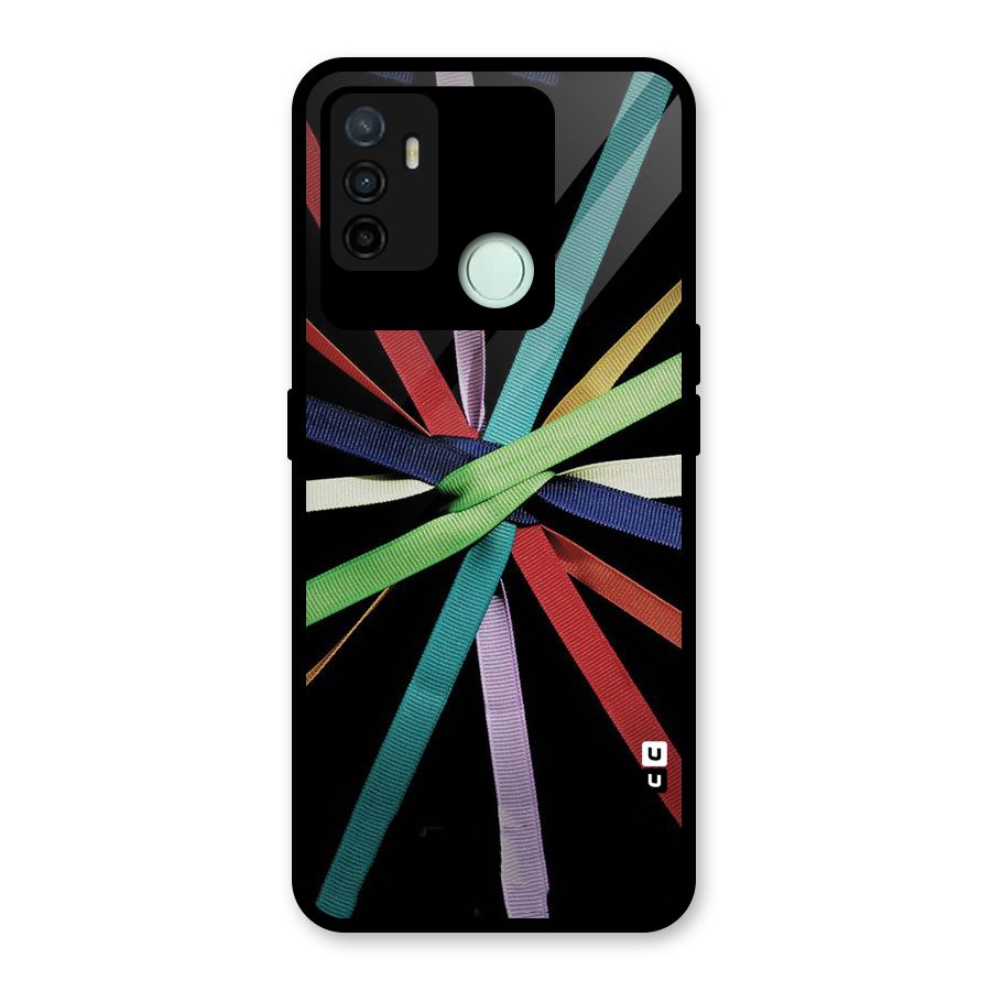 Ribbon Design Glass Back Case for Oppo A53