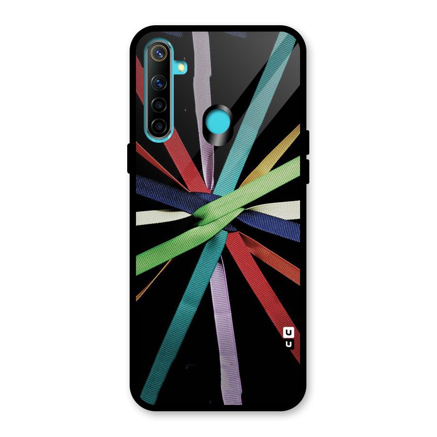 Ribbon Design Glass Back Case for Realme Narzo 10