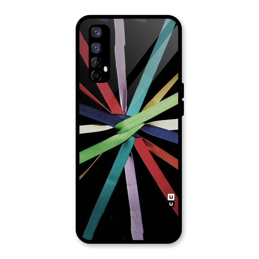 Ribbon Design Glass Back Case for Realme Narzo 20 Pro
