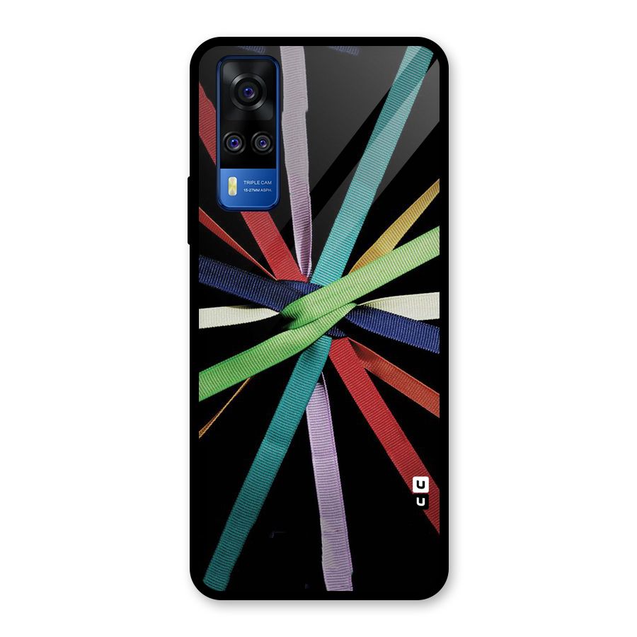 Ribbon Design Glass Back Case for Vivo Y31