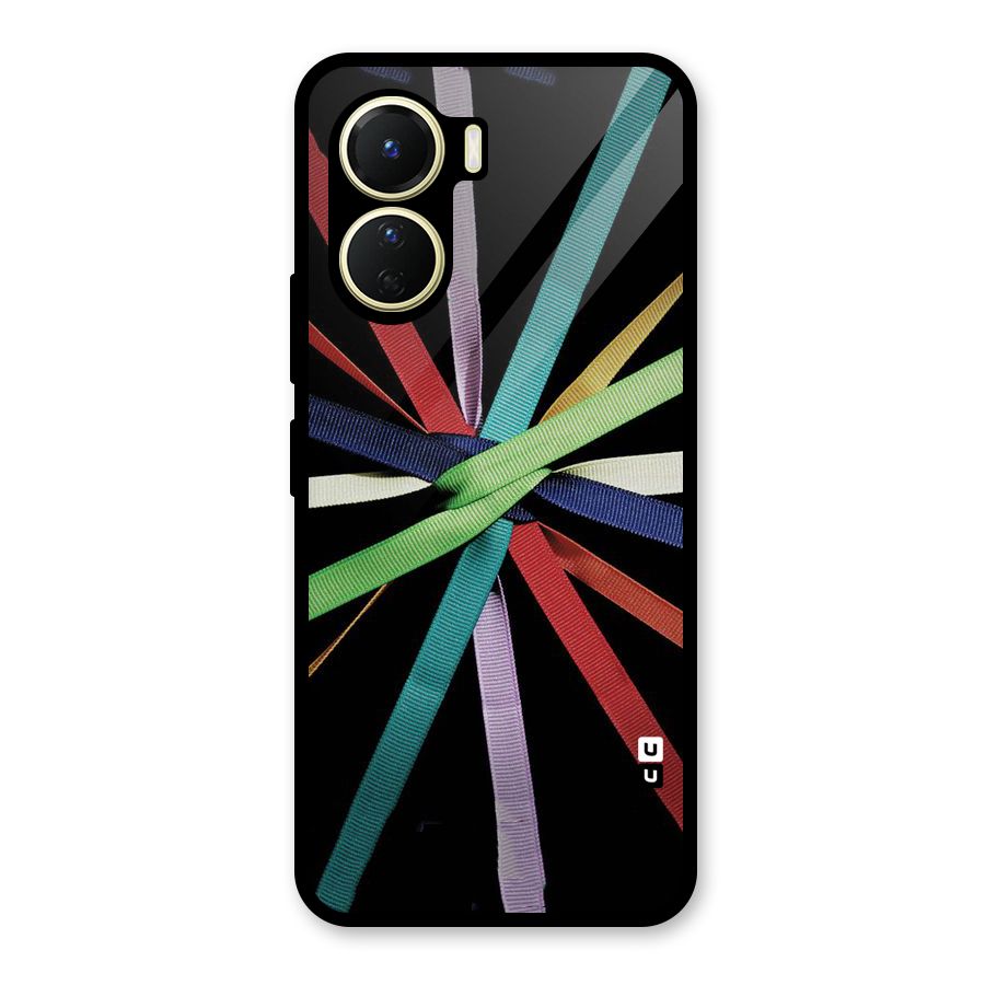 Ribbon Design Glass Back Case for Vivo Y56