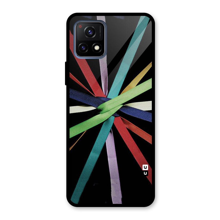 Ribbon Design Glass Back Case for Vivo Y72 5G