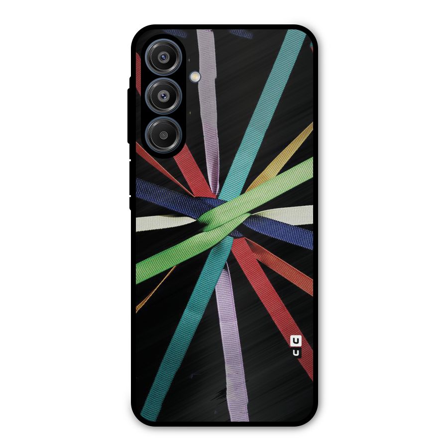 Ribbon Design Metal Back Case for Galaxy A16 5G