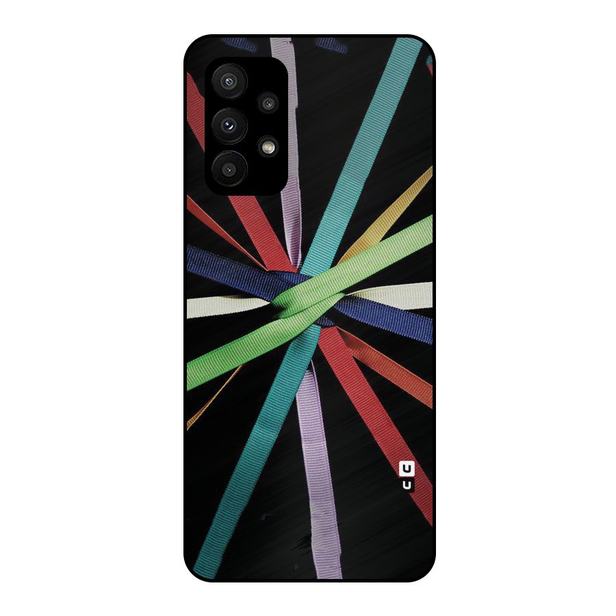 Ribbon Design Metal Back Case for Galaxy A23