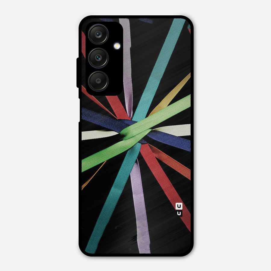 Ribbon Design Metal Back Case for Galaxy A25 5G