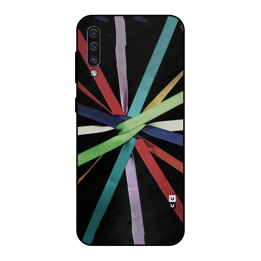 Ribbon Design Metal Back Case for Galaxy A30s