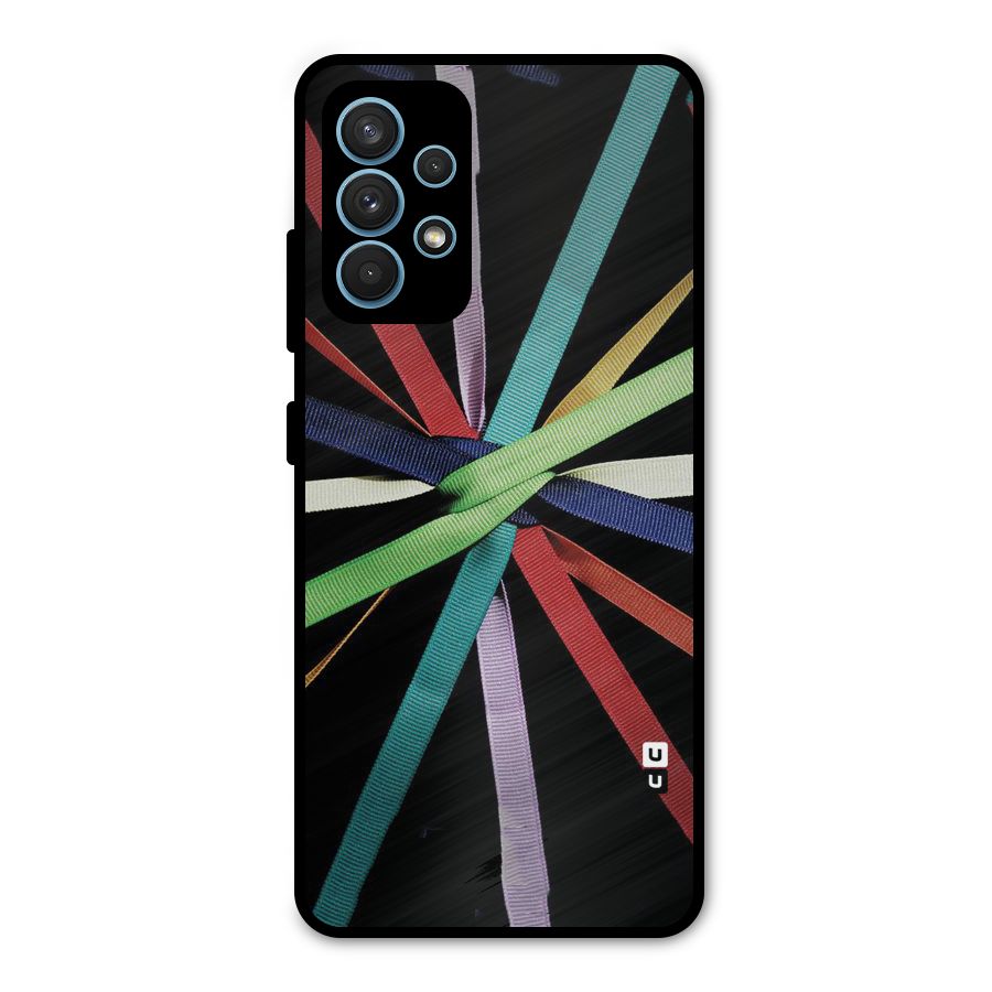 Ribbon Design Metal Back Case for Galaxy A32
