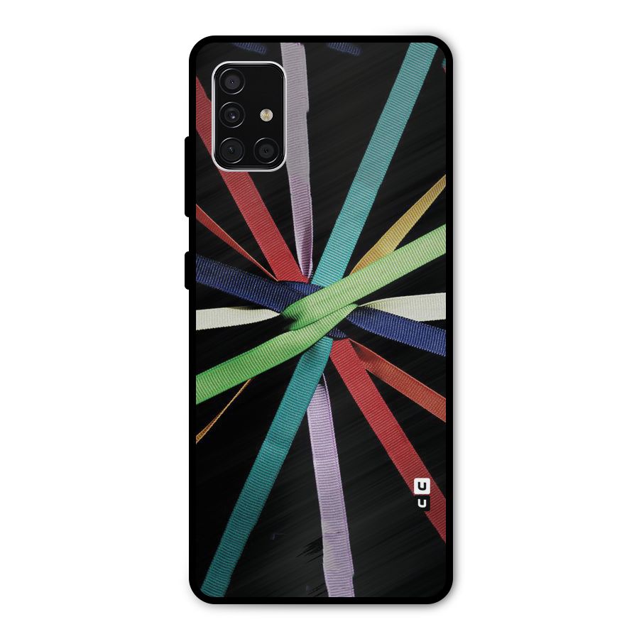 Ribbon Design Metal Back Case for Galaxy A51